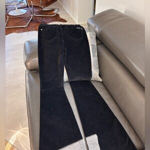 7 For All Mankind Black Corduroy Pants